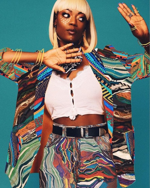 By: @Rocknrollazero on IG • Mod: @miel_rama • #blackgirlmagic • • Print by #Coog