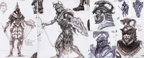 thegamerinallofus: concept art of Skyrim part one of ?