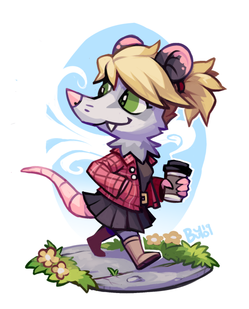 a chibi commission for @oneflymagpie !