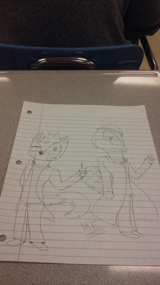 Sonic Version Of Doof And Perry!I'm Planning On Posting A Colored Version Once I'm Done With It,so,keep