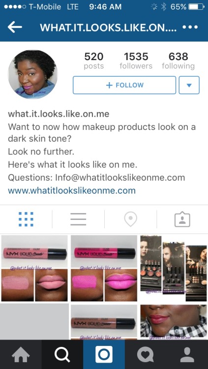 waistbeadgang:libaaxad:queenn-i-c:wtfplus:imninm:what.it.looks.like.on.me is a makeup account on Ins