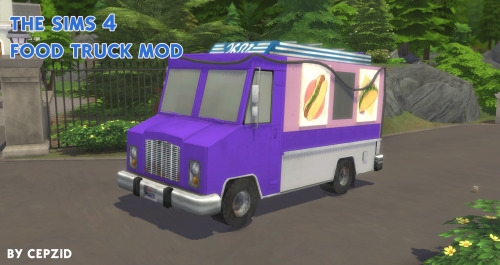 hanalinori:Food Truck ModAfter I made ice cream truck. Now I made mod food truck, also sim can ride,