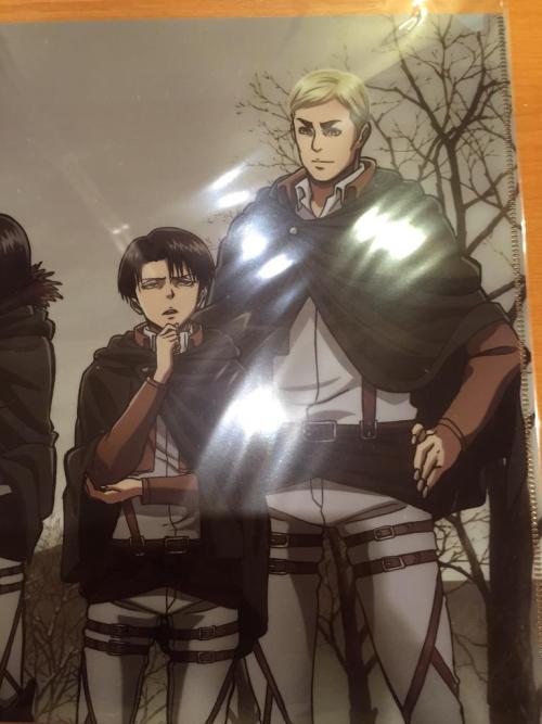 WIT STUDIO previews a new official winter-themed group image featuring at least Armin, Eren, Mikasa, Levi, and likely Erwin, to be sold at the studio’s corner at AKIBA Culture Zone in Akihabara!The corner opens today (August 15th, 2015)!ETA: Added