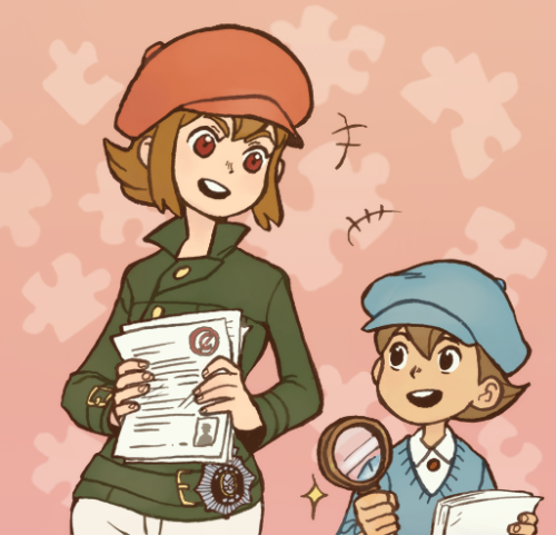 Ghost trick and Professor layton/mystery room cuties!