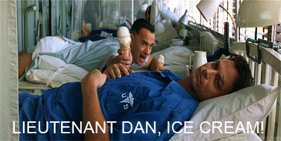 Ice cream lieutenant dan! 