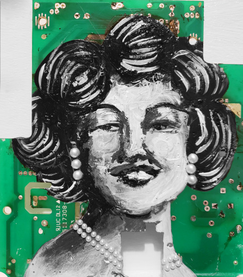 edwardian women on printed circuit board pt 2these ones came off the power supply boards of a bunch 