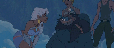thexandergrimmshow:keyblades-and-kingdoms:i don’t understand why atlantis isn’t more popular of a moviei meanamazing and unique art style spot-on humorstrong, badass female and/or POC charactersawkward but incredibly intelligent lead that isn’t