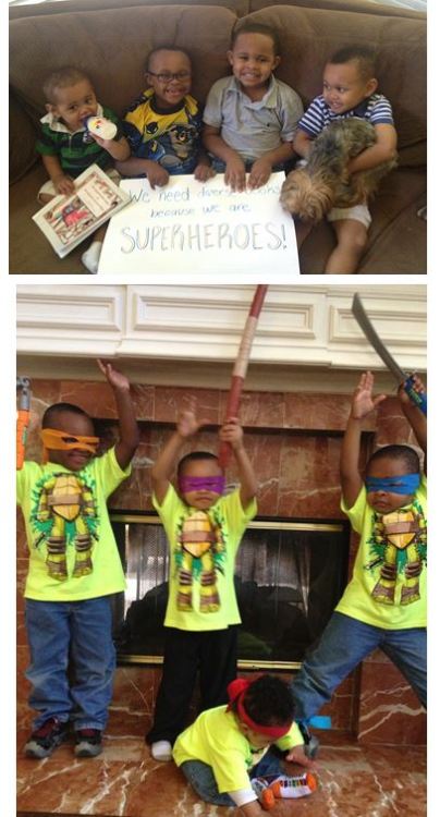 theunicornfiles:
“ cindypon:
“ weneeddiversebooks:
“ #WeNeedDiverseBooks because we are SUPERHEROES!
Submitted by the SuperBrother Squad
#WeNeedDiverseBooks #Submission #The SuperBrother Squad vs. the Aquatic Carrots of Doom by Jenay Sherman
”
ahhh!...