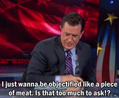 drunkonstephen:Stephen Colbert on not being named one of Maxim’s Hot 100 this year.