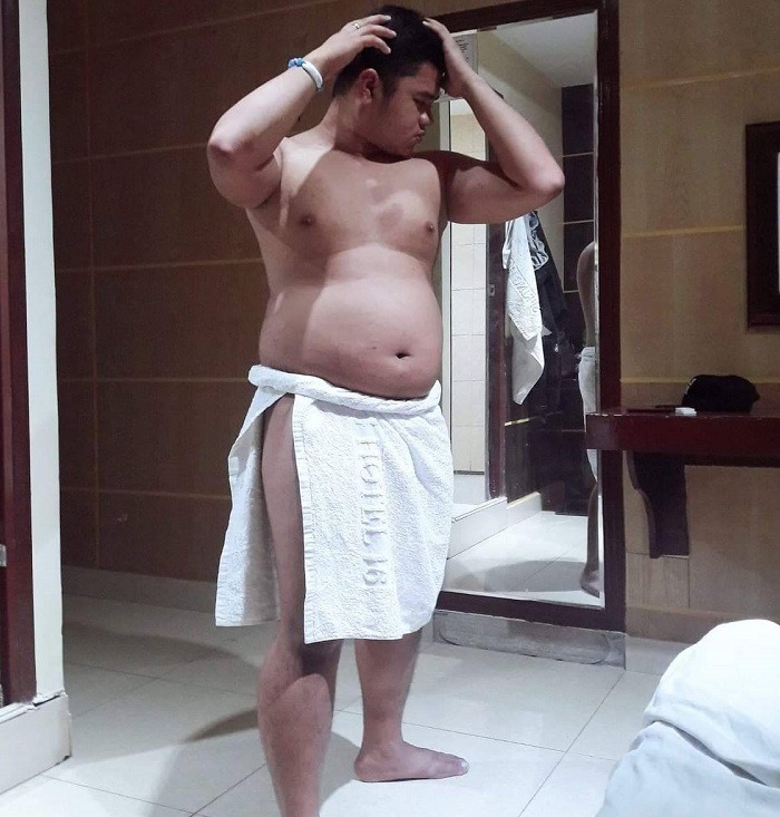 Like man and towel.