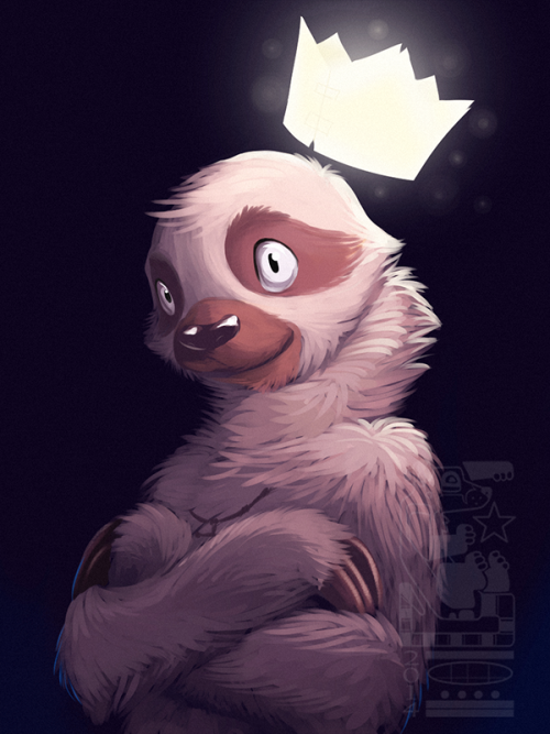 December 6 - King of Sloths
trying some paiting, is hard