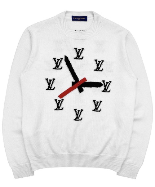 louis vuitton clock sweater