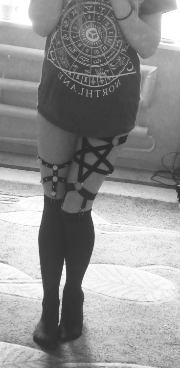 devilsestate:  oh these garters are finally mine 