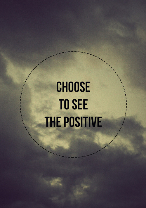 Choose To See The Positive 11x14 Poster Inspirational Motivational - NEW! - To View and Order Click 