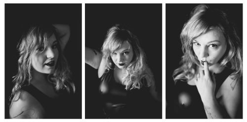 Courtney, in black and white. Photographed by Me.