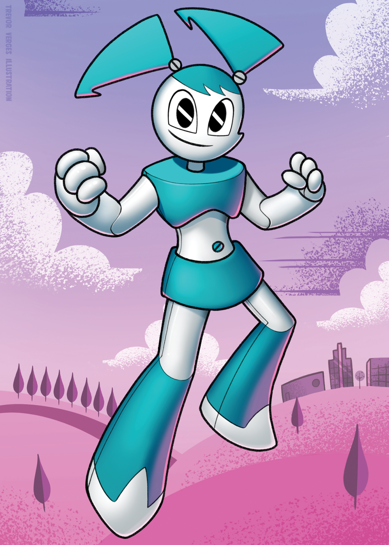 Jenny Wakeman XJ9 - My Life Is Teenage Robot - Sticker