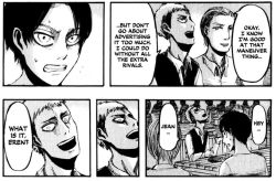 ask-heichou:  feverly:  shingaykinotitan:  This is so stupid but I can’t stop laughing…. (I was actually pretty freaked out when I saw Jean) (gomen sensei) from v04 c17 p21  kill it with fire  SALT SALT WHERES THE SALT 