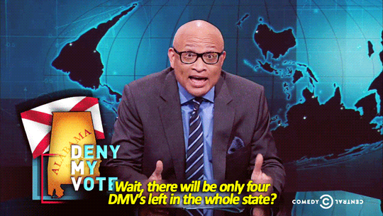 sandandglass:The Nightly Show, October 6, 2015Added to that, the population of Alabama is 4.8 millio
