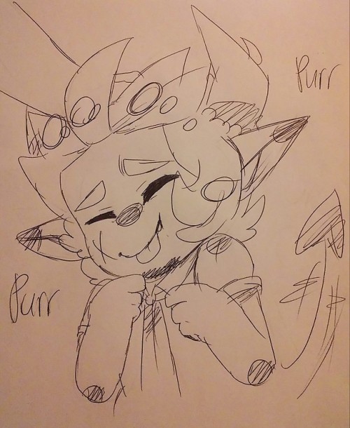 Doodles Of William The Demon. See? He Can Be Cute When He Wants To Fucker Also LOVES His Sweets.