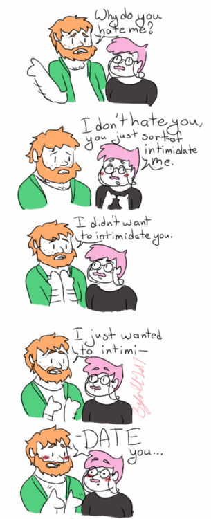 eurazba:  Confessing your feelings through a pun is the ultimate dad move isn’t it?