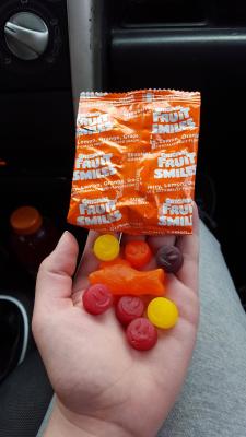 diary-of-a-chinese-kid:  I feel as out of place as this orange Swedish fish that accidentally found its way into a pack of fruit smiles…