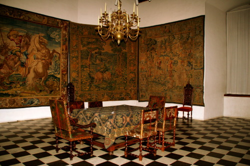 Room in Kronborg Castle, Elsinor. 