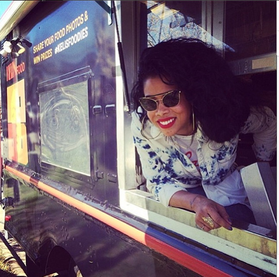 badbilliejean:  ecstasymodels:  Kelis’ Food Truck Brings SXSW To The Yard  Kelis