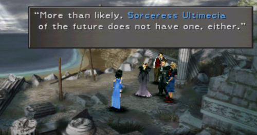 aya-kuun:Knightless Sorceresses.I realized something about FFVIII and it was sorta disturbing..So no