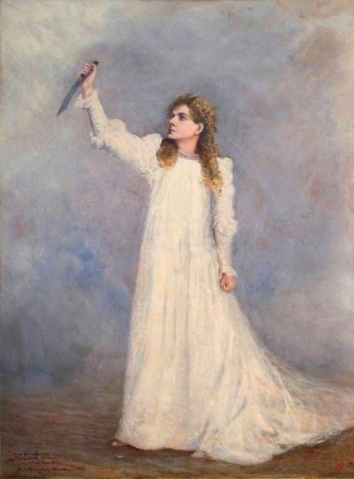 Alma Murray as Beatrice Cenci in ‘The Cenci’ by Percy Bysshe ShelleyHal Mansfield MurrayVictoria and