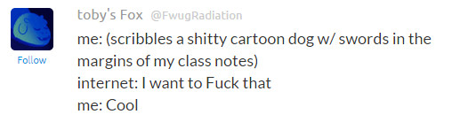 this-thing-over-here:  Meanwhile Toby’s kinkshaming all y’all 