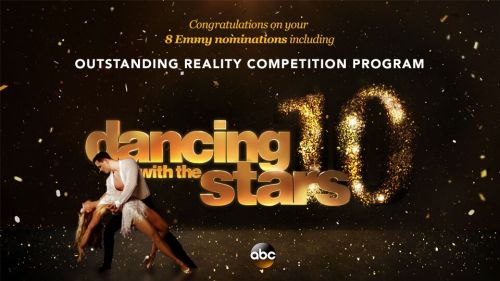 We’re jumping for joy! Congrats to everyone at Dancing with the Stars on 8 Emmy Nominations!