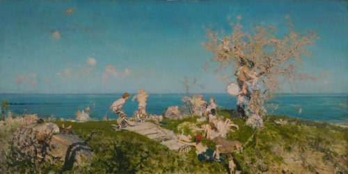 Francesco Paolo Michetti, Springtime and Love, 1878
