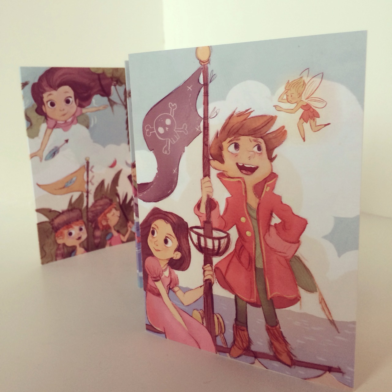 I’m soo excited to finally have this printed! This is the first run of our Neverland inspired accordion book. We’ll have it for sale at WonderCon this weekend and on our website. If you’re at Wondercon stop by and say hi! I promise to be nice :)...