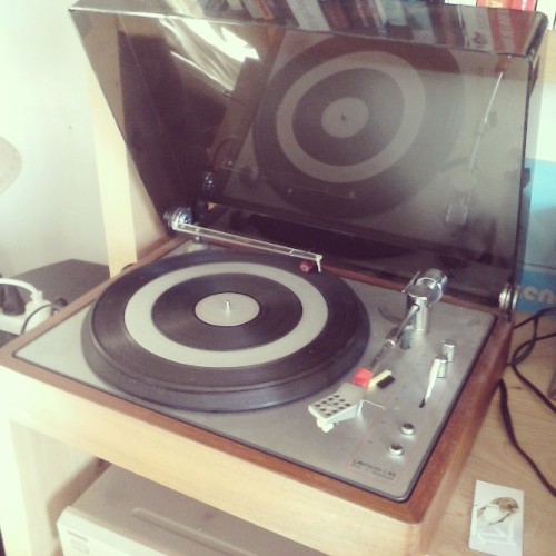 bonemasks:  Baby #turntable #vinyl 