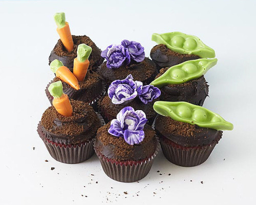 sweetoothgirl: GARDEN CUPCAKES