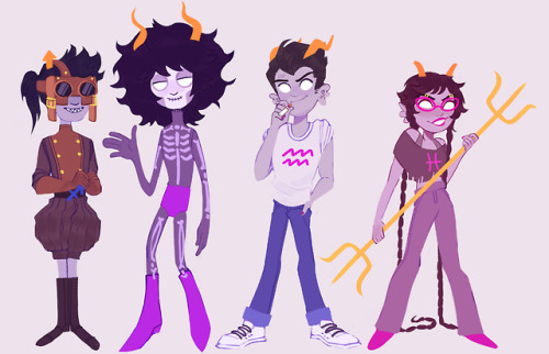 stripedpants:Last but not least the alpha trolls! And with that we did it kids! I’ve drawn all the m