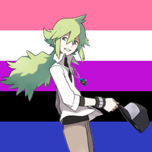 N from Pokemon: Black and White is genderfluid!