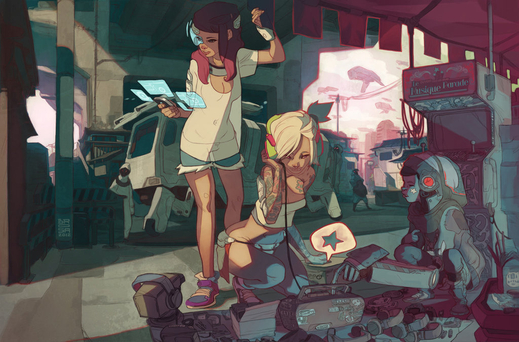 supersonicelectronic:  Sergi Brosa. A few illustrations by Sergi Brosa who fuses