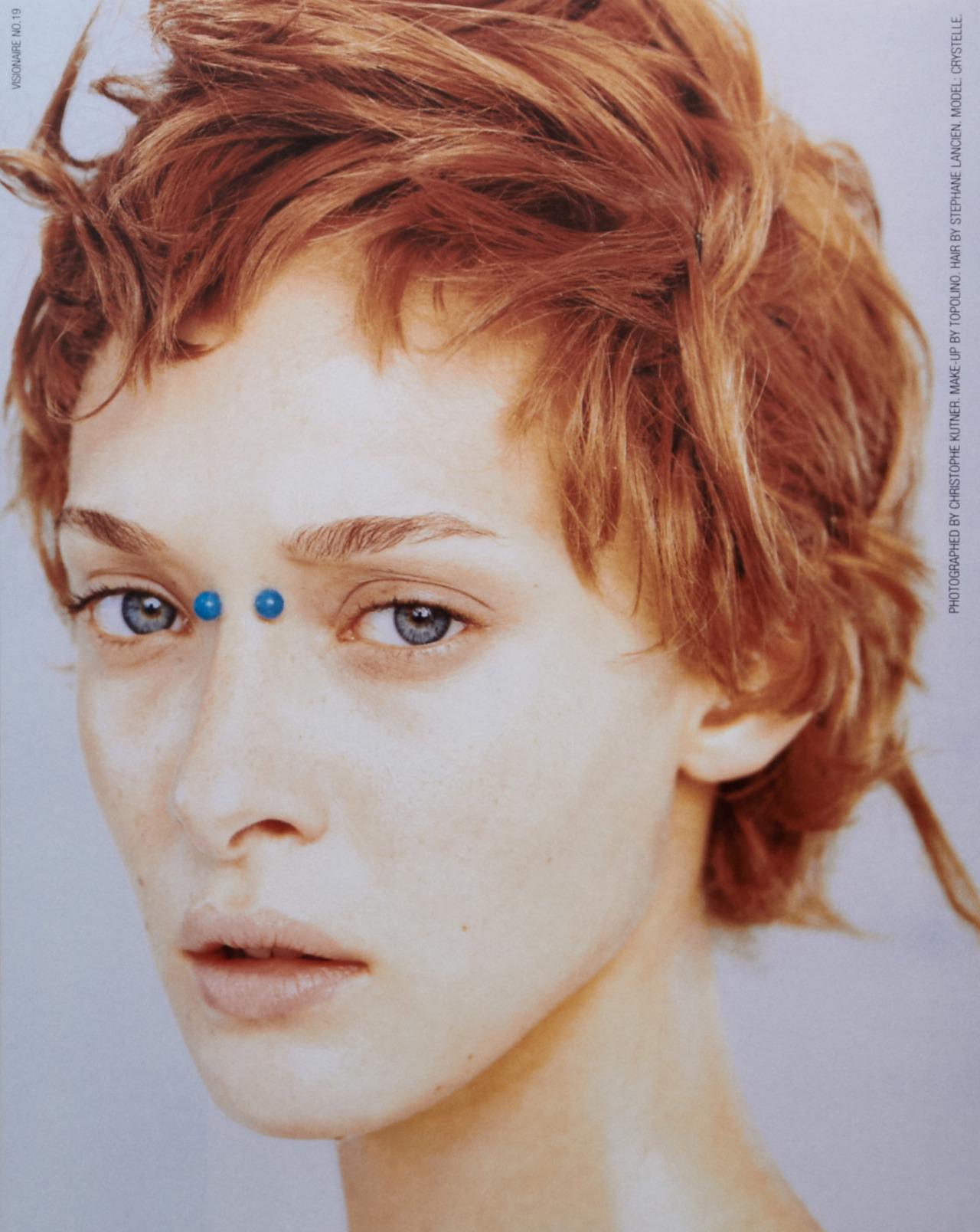 bogworm:  visionaire 19: beauty, 1996 ph: christophe Kutker 