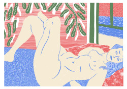 benphe:  A reconstruction of “Nu aux jambes croisees”, March 1936 by Henri Matisse 