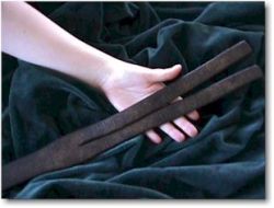 whatmakesaspanko:  A short video -I normally don’t post such short ones - but this has two elements that i feel Spankos desire. First - the ongoing view of different implements. Here a nice firm leather 2 tailed Tawse. Listen to the wonderful sound