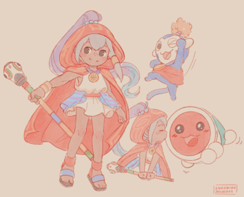 Tia and Popokaka from Taiko’s Mystery Adventure