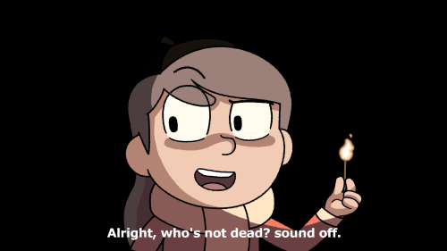 remked: blagzdeath:I’ve been rewatching Hilda episodes and that part were they go to the sewers just