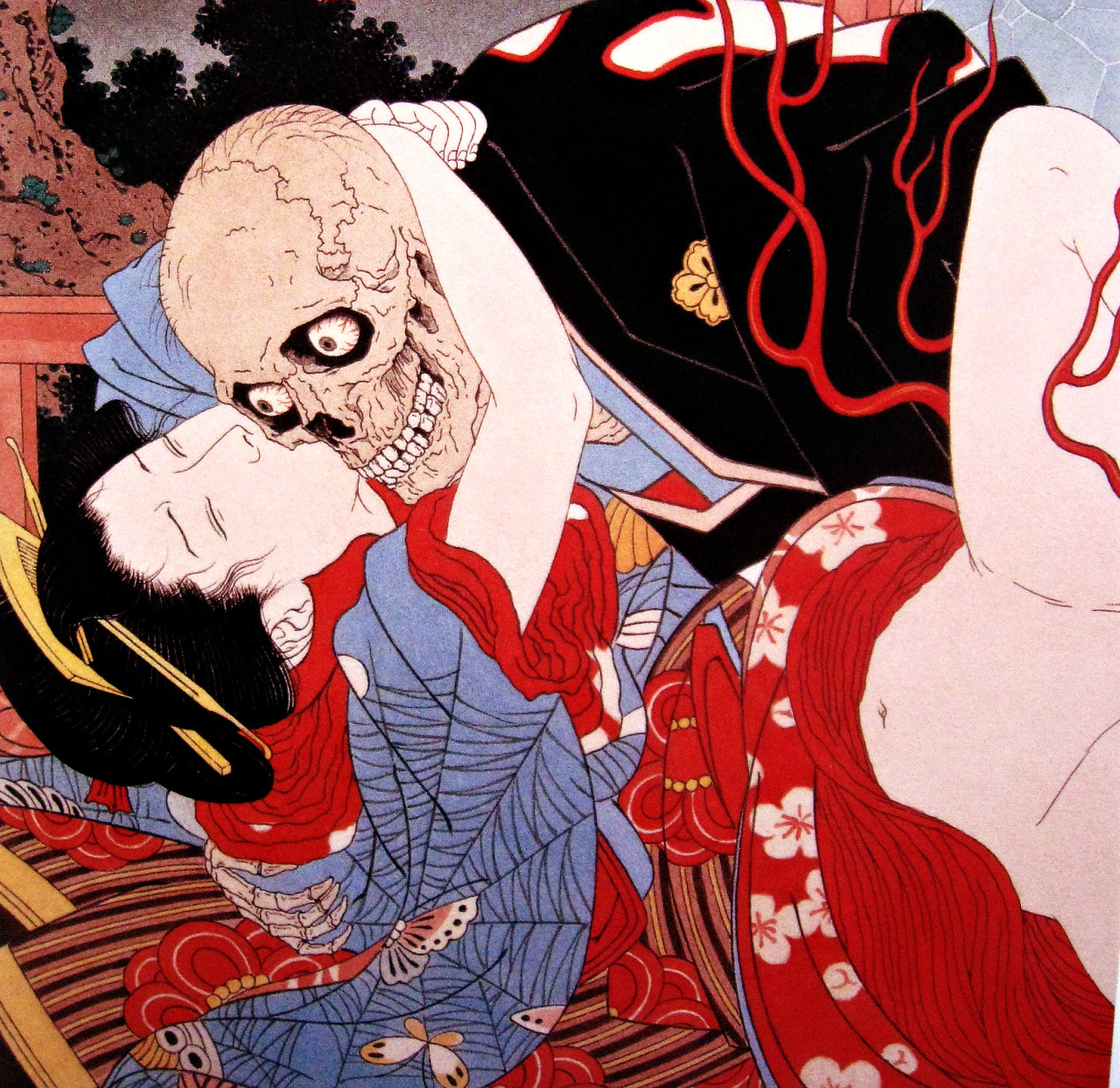 dirtyscarab:  Takato YamamotoAltar of Narcissus Detail from Night of the scarlet