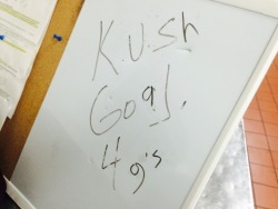 Also our rush goals changed to kush goals at work. Much better. Thank you utahbutim-taller 😂