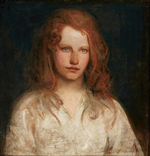 willowstone:“Margaret McKittrick” (1903) by Abbott Handerson Thayer (American, 1849-1921
