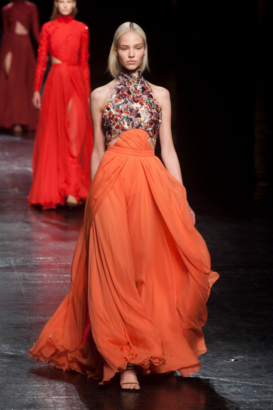 lelaid:
“Sasha Luss at Prabal Gurung F/W 2014
”