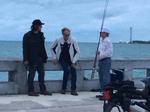 reedus-place:  Filming with Peter Fonda 