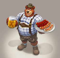 bobbylontra:  Finished! Bavarian bear :v