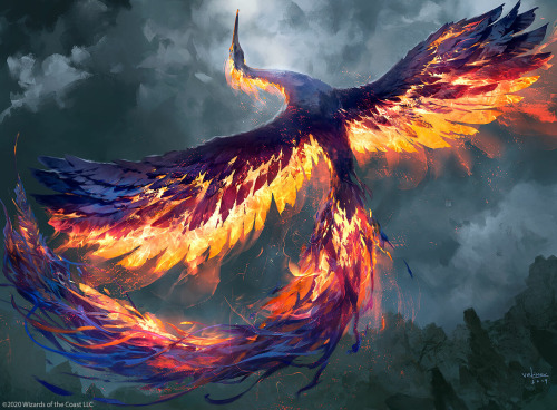 ex0skeletal-undead:Spellfire Phoenix by Svetlin Velinov This artist on Instagram